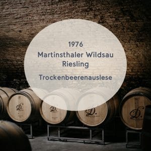 1976 Martinsthaler Wildsau Trockenbeerenauslese
